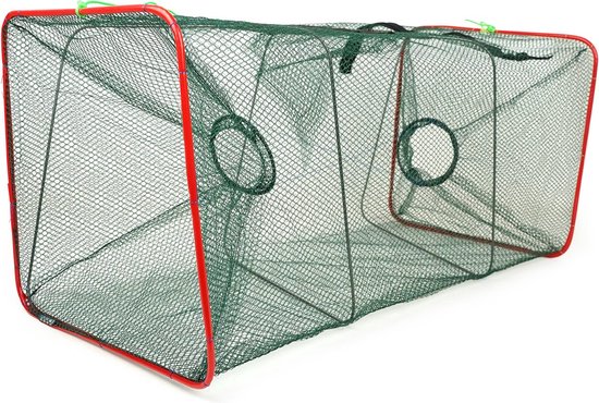 Eurocatch - Kreeftenfuik 2 Stuks - Krabbenfuik - Rivierkreeft - Stevig - Metalen frame - Opvouwbaar - Vang 2x zoveel met 2 stuks van Eurocatch — afbeelding 3