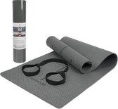 Bastix - Yogamat antislip milieuvriendelijk met draagriem Oefenmat voor yoga, pilates en vloeroefeningen