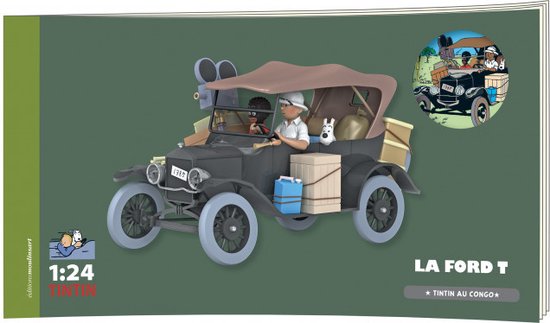 Tintin - 1 - Album : ''Tintin au Congo'' : La Ford T noire - MINT