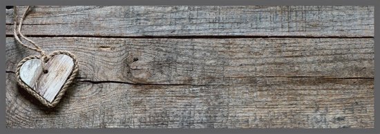 MD Entree - Keukenloper - Cook&Wash - Heart Wood - 50 x 150 cm