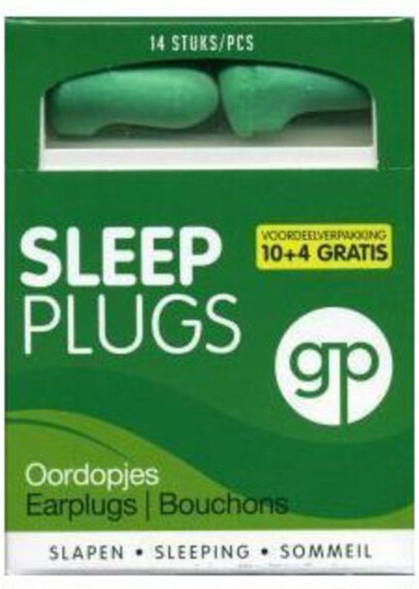 Goedkoopste Get Plugged Sleep Plugs Oordoppen - 34dB - Groen - 7 paar