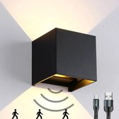 Lussono Oplaadbare wandlamp – met sensor - 2700K – Trapverlichting – binnen – 2 Jaar garantie