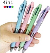 2 stuks 4-kleuren balpennen