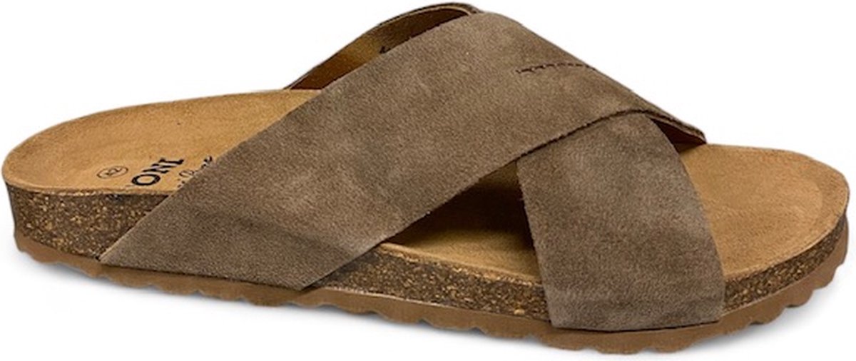 Toni Pons Gol QT Taupe Piel-slipper toni pons-kruisband slipper toni pons MT46