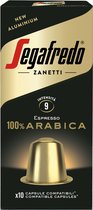Segafredo - Cups 100% Arabica - 50 Cups - Koffiecups voor Nespresso apparaat - Sterkte 6/10 - Lichte branding