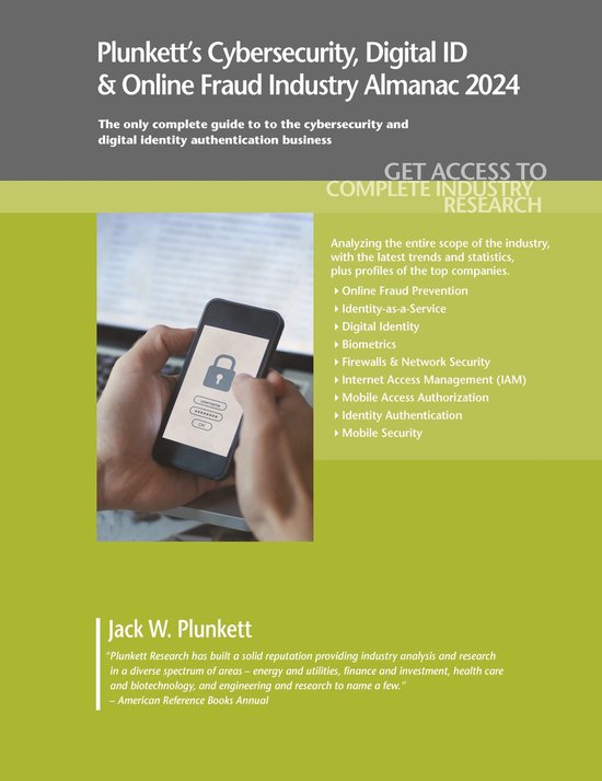 Plunkett's Cybersecurity, Digital ID & Online Fraud Industry ... - cover