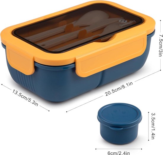 TUPPERWARE Lunchbox Clevere Pause 480 ml orange blau SPÜLTUCH, Snackbox TUPPERWARE Lunchbox Clevere Pause 480 ml orange blau SPÜLTUCH, Snackbox