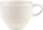Villeory & Boch - Dune - CADEAU tip - Koffie Kop - 18.0 cl - Porselein - Stapelbaar - Set à 12 stuks