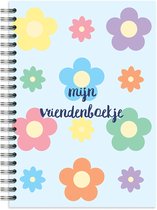 Vriendenboekje Meisjes | Fotofabriek Vriendenboekje A5 | 140+ Pagina's | Bloemen Vriendenboekje | Book of friends | Vriendenboek