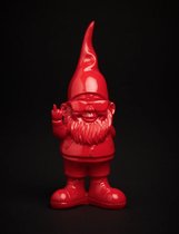 BLOGO Design The Nani’s Collection “Bernardo Small Red Shiny (F*ck You)” Polyresin Decoratie B5,50 x H 12,50 cm 152 gr