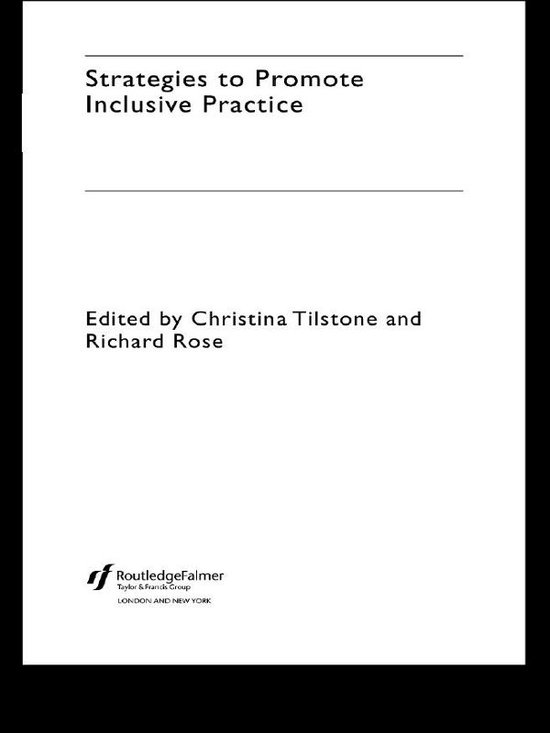 Strategies to Promote Inclusive Practice - cover