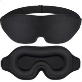Bol.com CRVFTED ULTRA 3D Slaapmasker - Luxe 3D Oogmasker - Zijden Slaapmaskers - Blindoek - Traagschuim - 100% Verduisterend - V... aanbieding