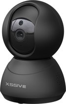 Xssive - Smart Wifi Camera - 360° graden camera - Beveiliging - Zwart