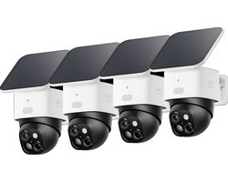 eufy Security S340 SoloCam - 360° buitencamera 4 PACK- Bundel voordeel