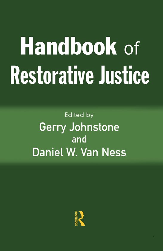 Handbook Of Restorative Justice - cover