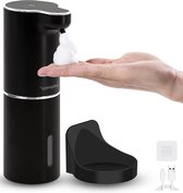 Automatische Zeepdispenser Wandmontage met Sensor en USB-Opladen - Waterdicht Bewegingssensor voor Keuken en Badkamer (Zwart) automatic soap dispenser