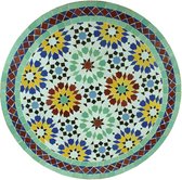 Mozaïek tafel uit Marokko - Rond -M60-6
