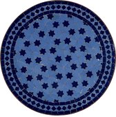 Mozaïek tafel uit Marokko - Rond -M60-25