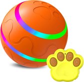 Snoephond - BounceBuddy - Interactieve Speelbal voor Honden & Katten - Bedienbaar en Zelfrollend - Bewegingssensor - Binnen en buiten - Waterdicht - Duurzaam - Lichtgevend - Stevig materiaal - Lang speelplezier - Inclusief Lader en Afstandsbediening