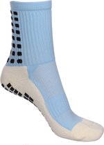 Jumada's - chaussettes grip - performance - grip - football - tennis - anti ampoules - bleu clair