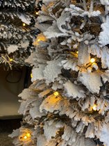 FDL-SNOW- COVERED POP- UP TREE 150cm kerstboom met sneeuw en 200 leds- 1 minuut opzetten