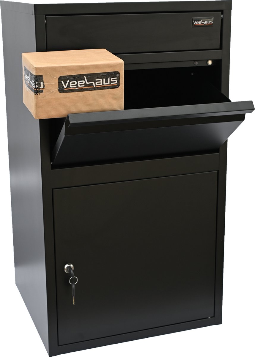 Veehaus® - Tikelia M - Pakketbrievenbus - Brievenbus - Middle -Metaal - 73 cm x 41 cm x 38 cm