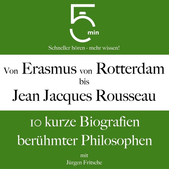 Von Erasmus von Rotterdam bis Jean Jacques Rousseau - cover