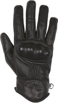 Helstons Snow Hiver Leather Black Motorcycle Gloves T13 - Maat T13 - Handschoen