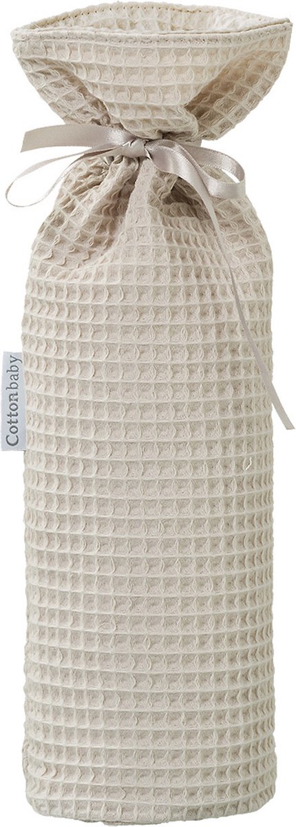 Goedkoopste Cottonbaby kruikzak - wafel - zand - rond