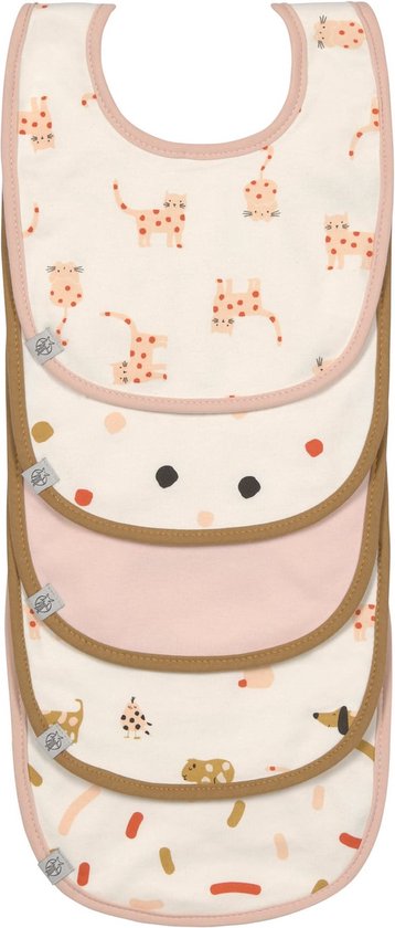 Lässig Bavoir Multi Pack Bavoir Little Mateys Spicy Orange 5-Pack