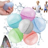 Herbruikbare Waterballonnen 6 Stks - Waterspeelgoed voor Waterpark Party Pool Family Play