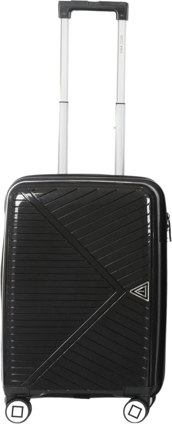 A To Z Traveller Caïro - Handbagage 54cm - Polypropyleen - 35L - Zwart - TSA Slot