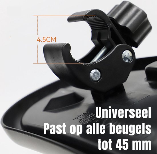 Allernieuwste.nl® Buggy Tray UNIVERSEEL Maaltijdbakje Speeltafeltje met Mobiele Telefoon Sleuf Kinderwagen Tafel - 36 x 14.5 cm - Zwart van Allernieuwste.nl® — afbeelding 3