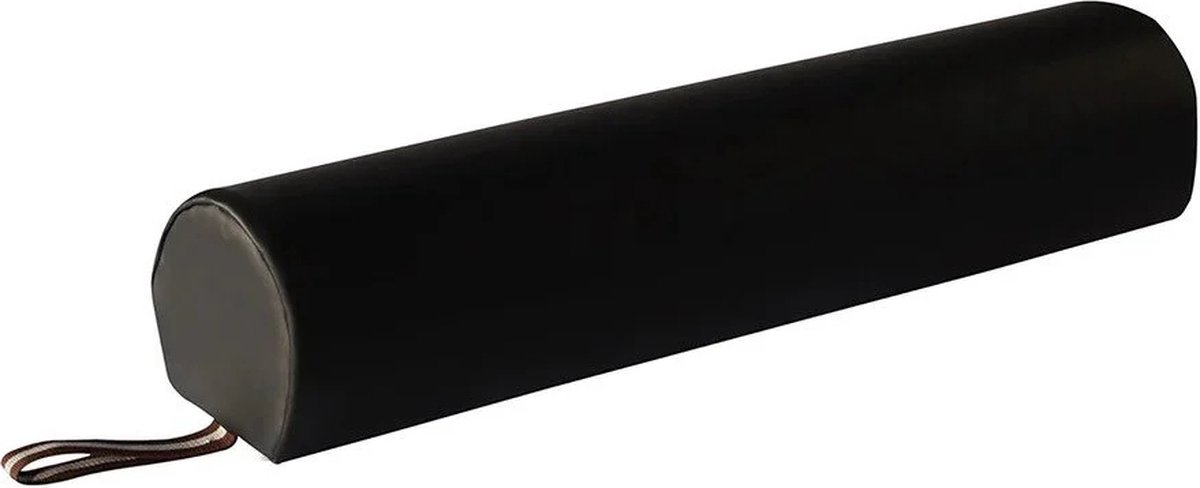 ZenGrowth® Massagetafel Knierol 3/4 Rond – Zwart – 66 cm x 13 cm – Rolkussen – Kniekussen – Handige ritssluiting – Comfortabel - Hygiënisch