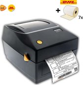 Labelprinter 460B bundel - Thermische USB verzendlabel printer - Verzendetiketten printer PostNL & DHL + 7 rollen van 210 verzendetiketten DHL