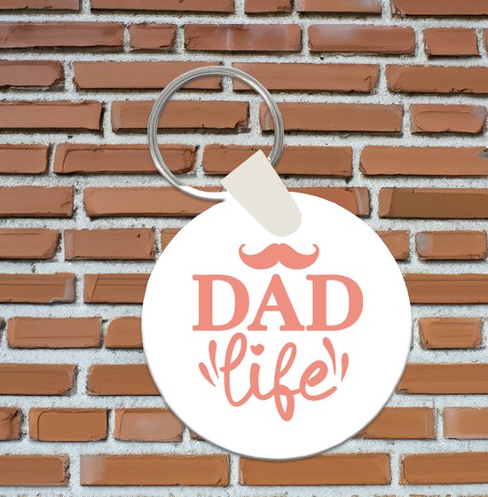 Vaderdag sleutelhanger - Dad life