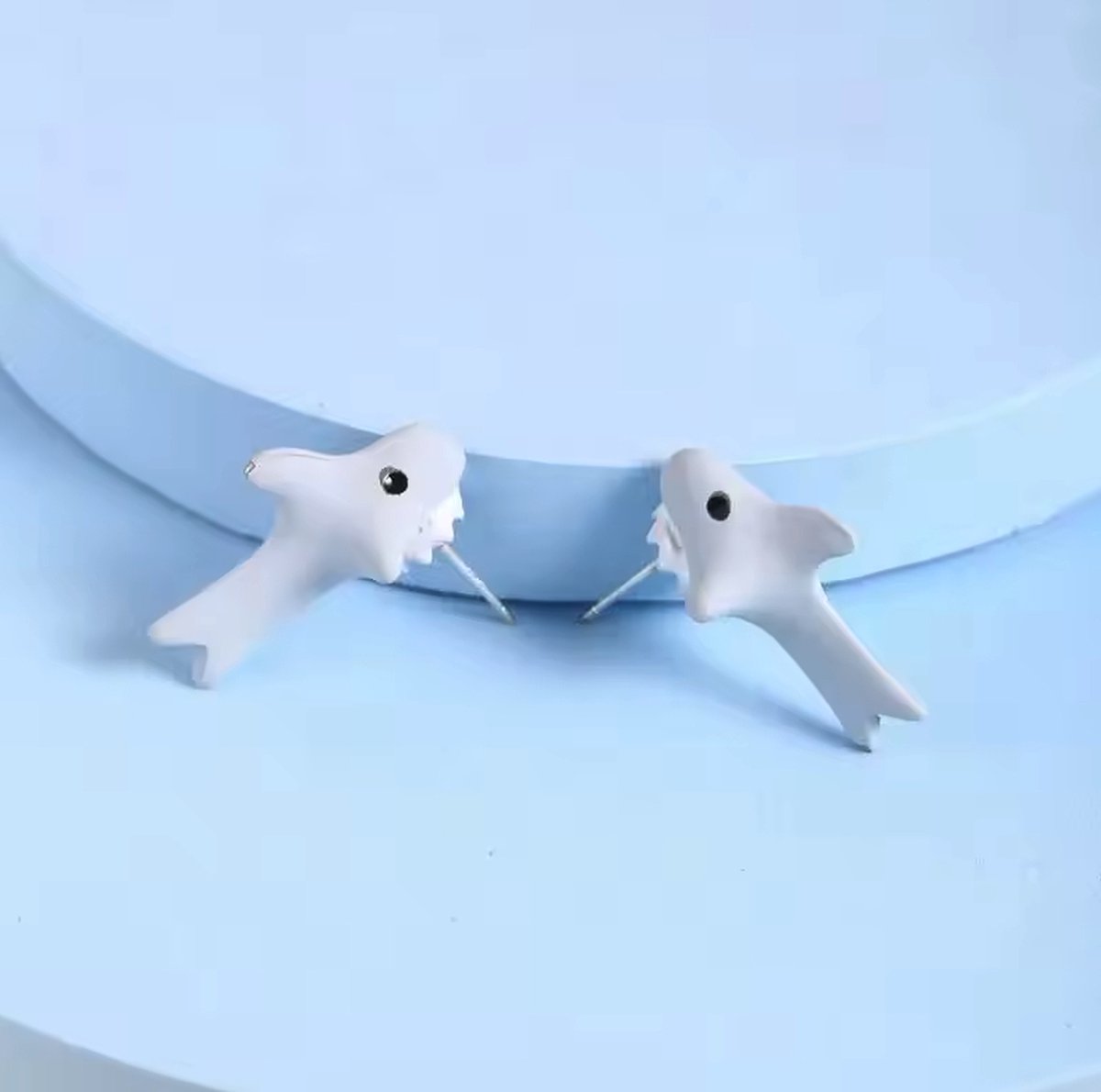 Hiden - Oorbellen - Oorknopjes - Oorringen - Sieraden - Cadeau - Sieraden Dames - Kinderen - Fashion - Earrings - Subtiele oorbellen - Grijze Walvis