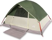 vidaXL Tente dôme 3 personnes Tente dôme verte imperméable - Tente de camping - Tente - Plein air - Exposition de camping