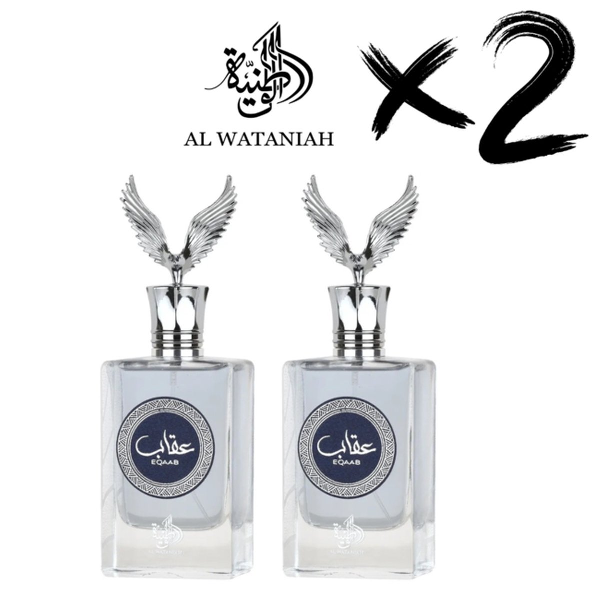 Goedkoopste AL WATANIAH 2 X Perfume EQAAB, 100ml