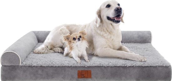 Honden - Feandrea - Fleece - Orthopedische - XXL - Hondenbed