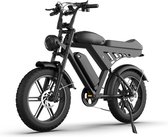 QM WHEEL V30 PRO - Fatbike - E Bike - 250W - 30Ah - Hydraulische Remmen Model - Met Voetsteuntjes -