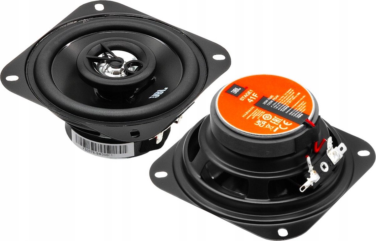 JBL STAGE1 41F - Autospeakers - 10 cm - 2-weg Coaxiaal - 125W piek - Zwart – foto 6
