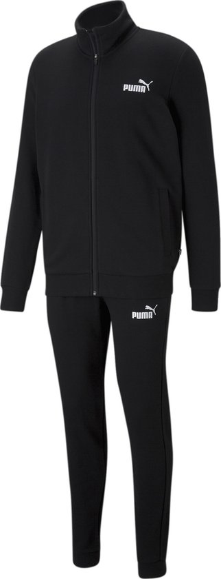 PUMA Clean Sweat Suit TR Heren Trainingspak - Puma Black