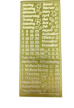 Gouden Stickervel 3674 Feestdagen (Duitstalig)
