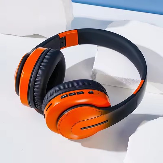 Opvouwbare Bedrade Koptelefoon – HiFi Stereo, TF-kaart MP3, FM-radio, Zacht & Draagbaar
