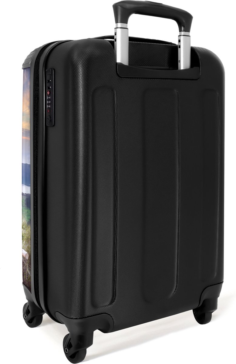 NoBoringSuitcases.com - Fotokoffer hardcase - Past binnen 55x40x20 cm en 55x35x25 cm - Reisbenodigdheden - Trolley handbagage koffer - Valiezen met wieltjes volwassenen - Reisbagage - Reiskoffer op wielen - Reizen cadeau - Rolkoffer lichtgewicht – foto 3