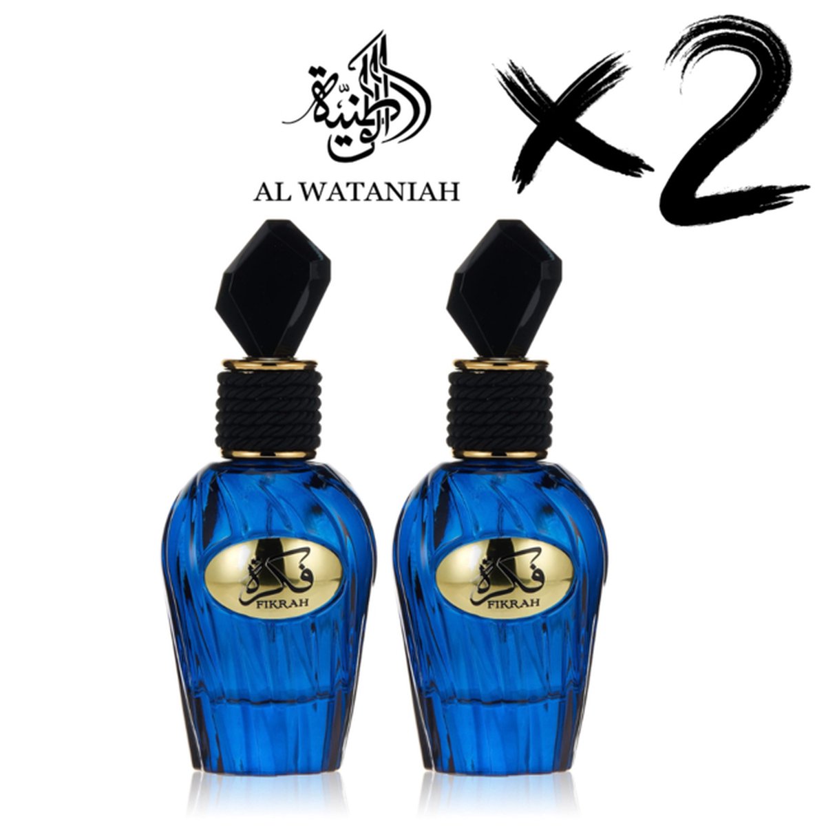 Goedkoopste AL WATANIAH 2 X Perfume FIKRAH, 100ml