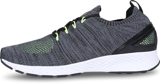 Nivia Arnold 2.0 hardloopschoenen (grijs/zwart, 7 VK / 8 VS / 41 EU) | Voor mannen en jongens | Voor hardlopen, joggen, trainen, fitness | TPU, rubber | Comfortabel | Kussen | Lichtgewicht