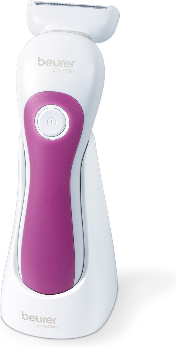 Beurer HL 36 Ladyshave - Elektrisch scheerapparaat vrouwen - 4 Opzetstukken / 2x Trimmer - Nat/droog - Waterresistant - LED licht - Anti allergeen - Incl. oplaadstation borstel en opbergtas - 3 Jaar garantie