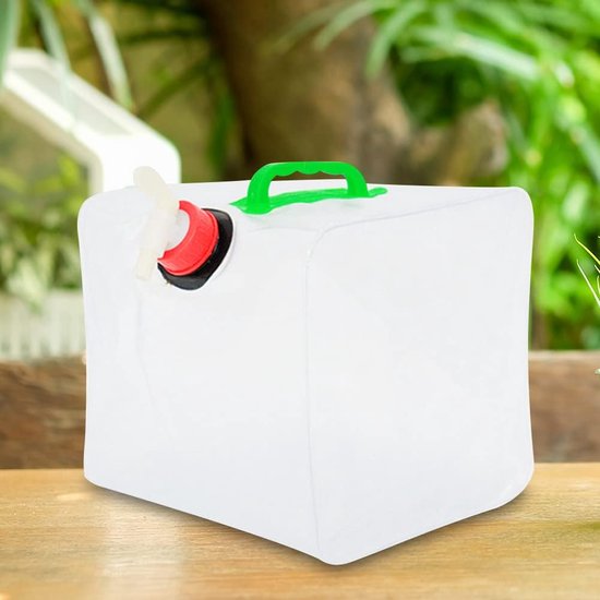 Bidon D’eau Flexible Pliable 8L – Sac à Eau Portable Avec Robinet, Poignée Ergonomique, étanche, Pour Camping, Randonnée Et Extérieur